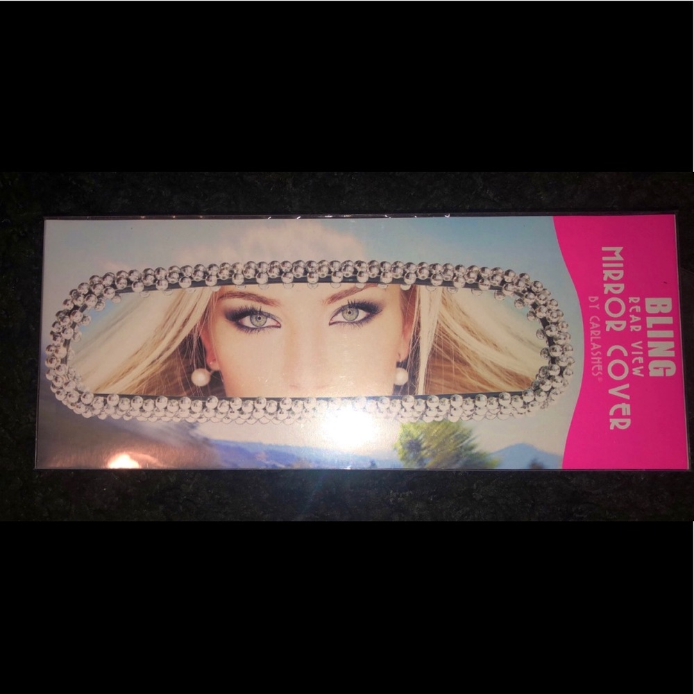 BLING REAR VIEW MIRROR COVER! 💎